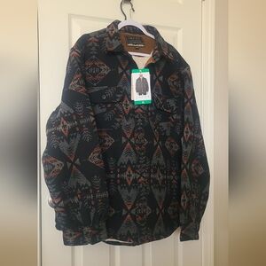 Jachs New York Wool Blend Sherpa Lined Jacket